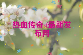 热血传奇sf最新发布网