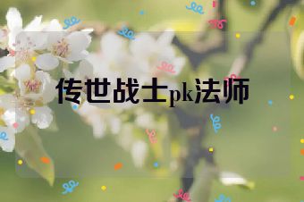 传世战士pk法师