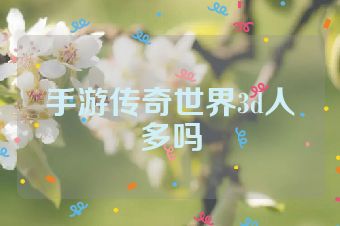 手游传奇世界3d人多吗