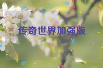 传奇世界加强版