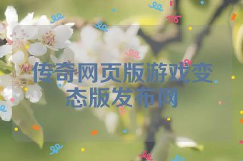 传奇网页版游戏变态版发布网