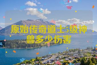 原始传奇道士5级神兽多少伤害