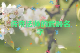 传奇法师的武器名字
