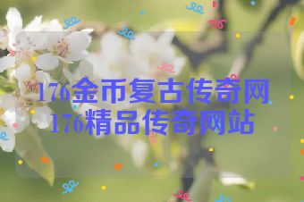 176金币复古传奇网176精品传奇网站