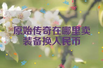 原始传奇在哪里卖装备换人民币