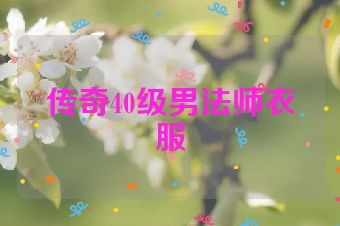 传奇40级男法师衣服