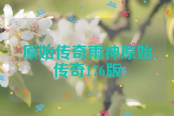 原始传奇雨神原始传奇176版