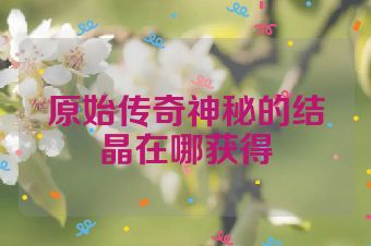 原始传奇神秘的结晶在哪获得