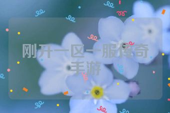 刚开一区一服传奇手游