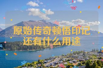 原始传奇顿悟印记还有什么用途