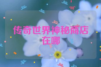 传奇世界神秘商店在哪