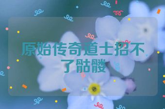 原始传奇道士招不了骷髅