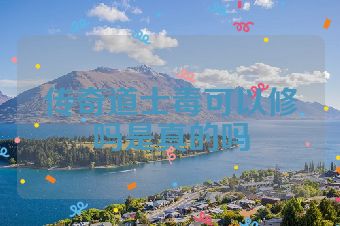 传奇道士毒可以修吗是真的吗