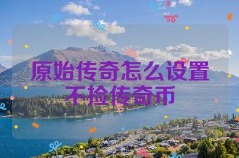 原始传奇怎么设置不捡传奇币