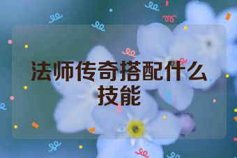 法师传奇搭配什么技能