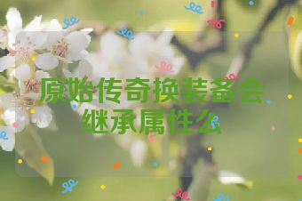 原始传奇换装备会继承属性么