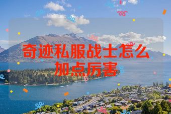奇迹私服战士怎么加点厉害