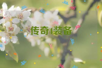 传奇4装备