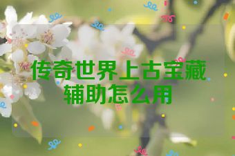 传奇世界上古宝藏辅助怎么用