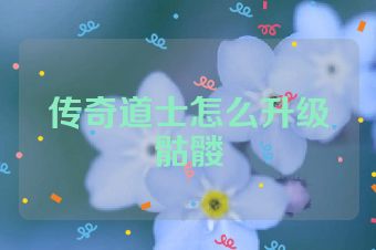 传奇道士怎么升级骷髅