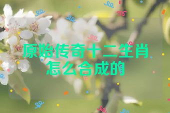 原始传奇十二生肖怎么合成的