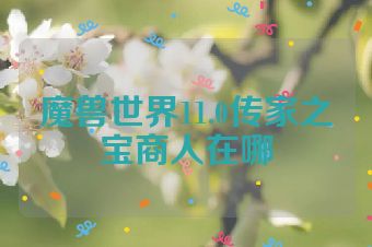魔兽世界11.0传家之宝商人在哪