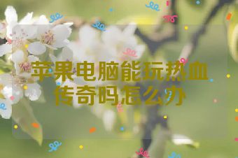苹果电脑能玩热血传奇吗怎么办