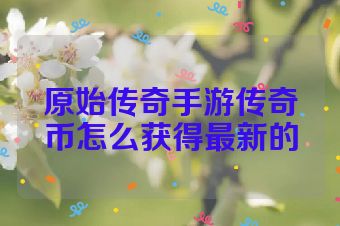 原始传奇手游传奇币怎么获得最新的