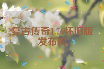 复古传奇1.76怀旧版发布网
