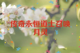 传奇永恒道士召唤月灵