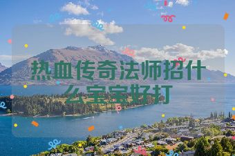 热血传奇法师招什么宝宝好打