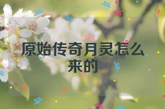 原始传奇月灵怎么来的
