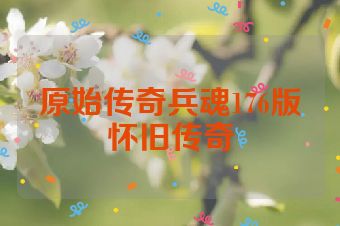 原始传奇兵魂176版怀旧传奇