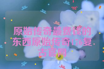 原始传奇最费钱的东西原始传奇176复古官网