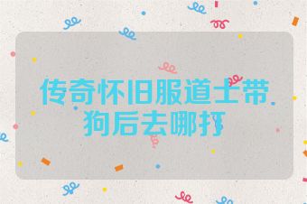 传奇怀旧服道士带狗后去哪打