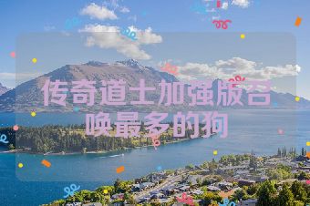传奇道士加强版召唤最多的狗