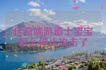 传奇端游道士宝宝怎么停止攻击了