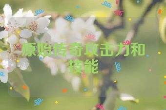 原始传奇攻击力和技能