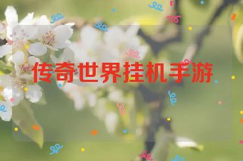 传奇世界挂机手游