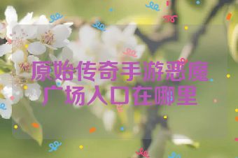 原始传奇手游恶魔广场入口在哪里