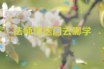 法师传送门去哪学