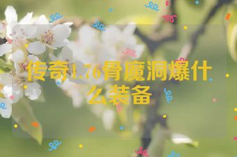 传奇1.76骨魔洞爆什么装备