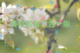 传奇装备二合一版