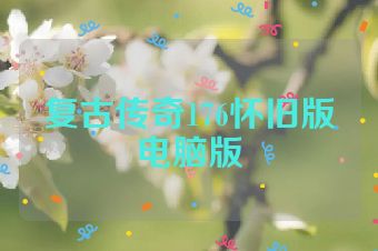 复古传奇176怀旧版电脑版