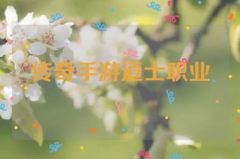 传奇手游道士职业