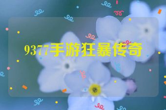 9377手游狂暴传奇