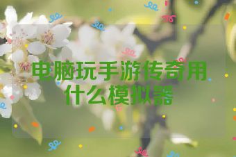 电脑玩手游传奇用什么模拟器