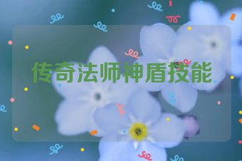 传奇法师神盾技能