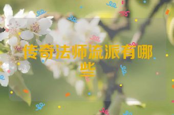 传奇法师流派有哪些