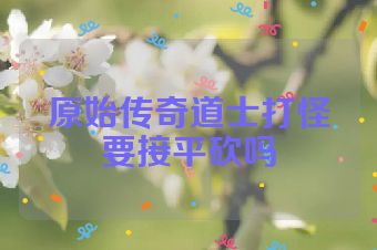 原始传奇道士打怪要接平砍吗